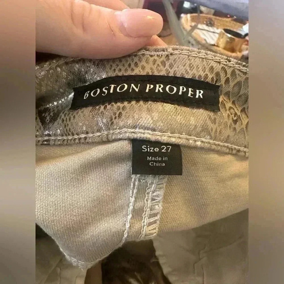 Snakeskin pants Boston Proper - Picture 5 of 7